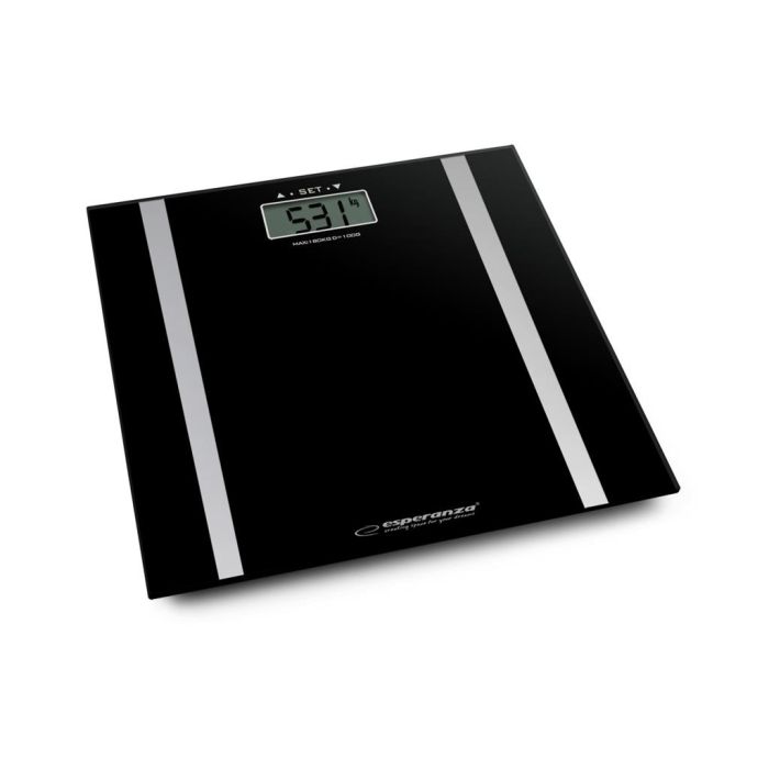 Esperanza EBS013K Bathroom Scales with Body Fat Measure - Fit - Black (EBS013K - 5901299929476) Esperanza EBS013K Bathroom Scales with Body Fat Measure - Fit - Black (EBS013K - 5901299929476)