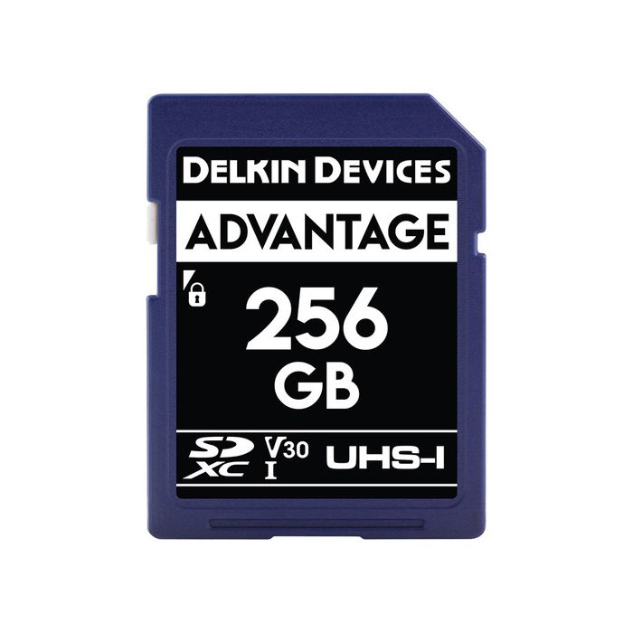 Delkin Advantage SDXC 256GB Class 10 U3 V30 90/90 MB/s (DDSD633256GB-A) Delkin Advantage SDXC 256GB Class 10 U3 V30 90/90 MB/s (DDSD633256GB-A)