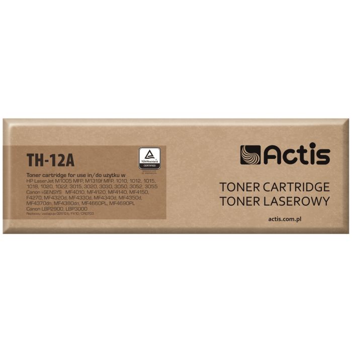 Actis TH-12A HP 12A Q2612A, Canon FX-10, Canon CRG-703 replacement Standard, 2000 pages black Actis TH-12A HP 12A Q2612A, Canon FX-10, Canon CRG-703 replacement Standard, 2000 pages black