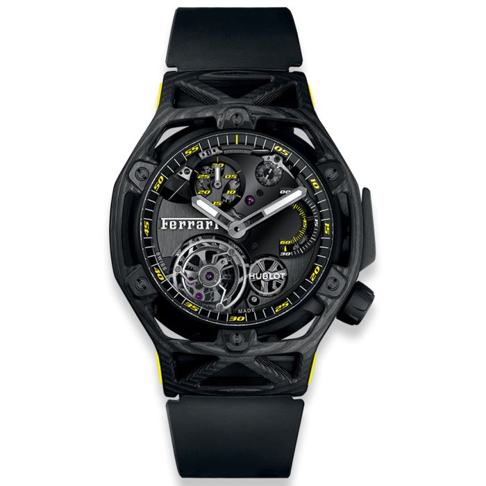 Hublot Techframe Ferrari Tourbillon Chronograph Men's Watch 408.QU.0129.RX Hublot Techframe Ferrari Tourbillon Chronograph Men's Watch 408.QU.0129.RX