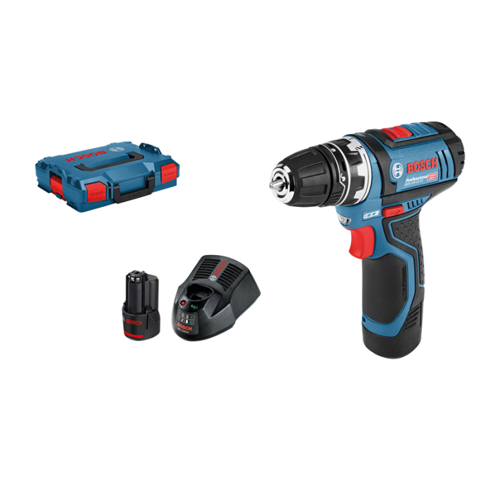 Bosch GSR 12V-15 FC, 2x2.0Ah, GFA 12-B L-boxx (06019F6001) Bosch GSR 12V-15 FC, 2x2.0Ah, GFA 12-B L-boxx (06019F6001)