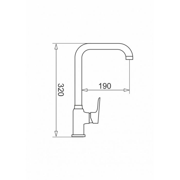 Pyramis Kitchen Faucet Grey (090922938) Pyramis Kitchen Faucet Grey (090922938)