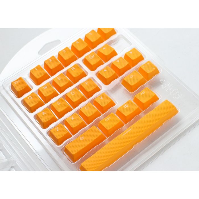 Ducky Rubber Keycap Set 31 Orange Ducky Rubber Keycap Set 31 Orange