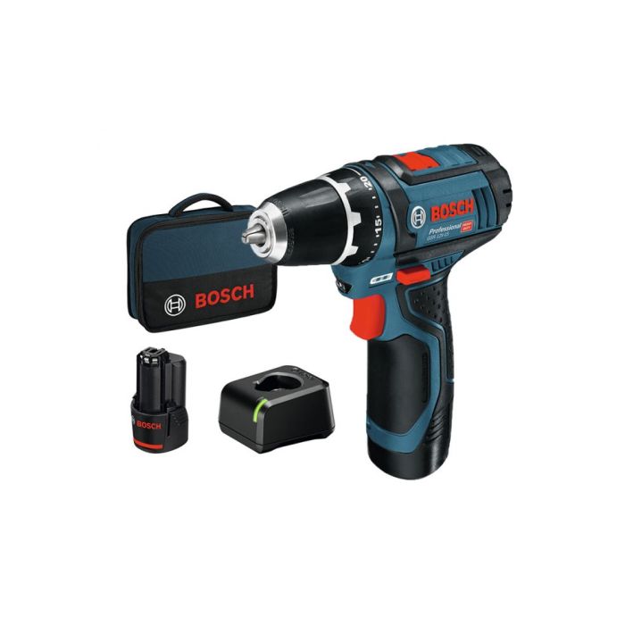 Bosch GSR 12V-15 + 2 x 2.0Ah (060186810F) Bosch GSR 12V-15 + 2 x 2.0Ah (060186810F)