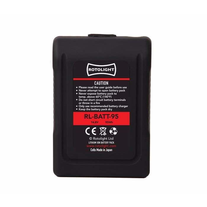 Rotolight 95 Wh V-Mount Battery for ANOVA and AEOS (RL-BATT-95) Rotolight 95 Wh V-Mount Battery for ANOVA and AEOS (RL-BATT-95)