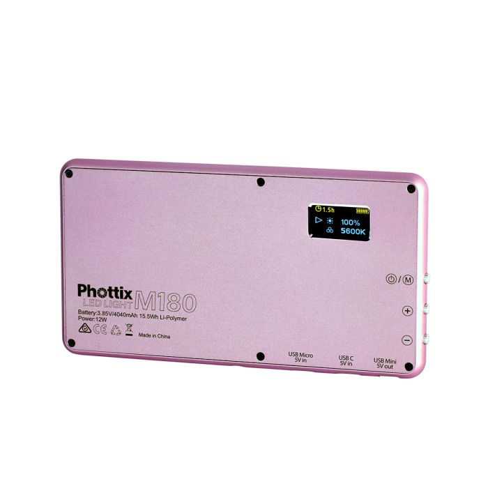 Phottix M180 LED Light Rose Gold