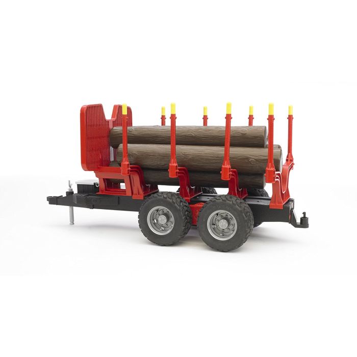 Bruder Forestry Trailer with 4 Trunks (02251) Bruder Forestry Trailer with 4 Trunks (02251)