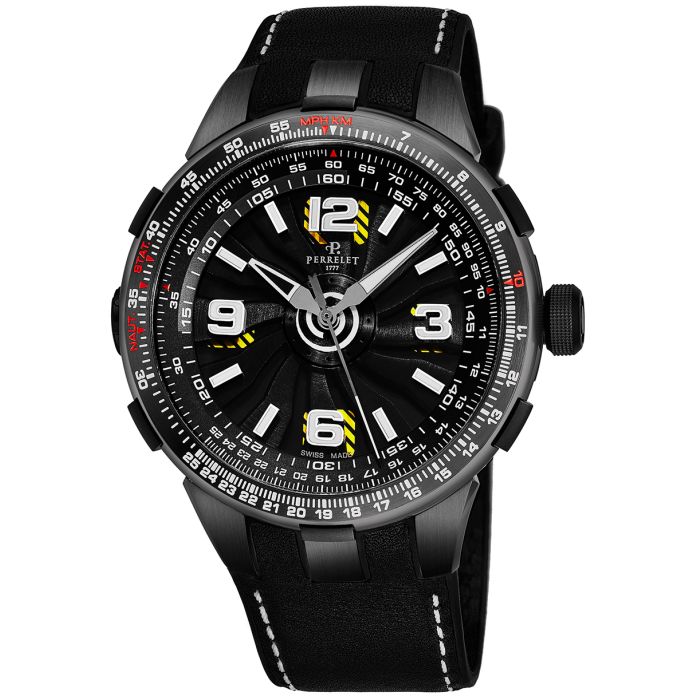 Perrelet Turbine Pilot Men's Watch A1086-1A Perrelet Turbine Pilot Men's Watch A1086-1A