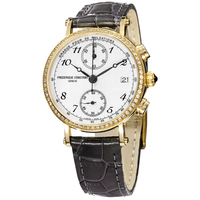 Frederique Constant Classics Chronograph Ladies Watch FC-291A2RD5 Frederique Constant Classics Chronograph Ladies Watch FC-291A2RD5