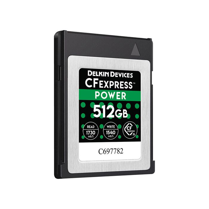 Delkin Devices 512GB CFexpress POWER Memory Card (DCFX1-512) Delkin Devices 512GB CFexpress POWER Memory Card (DCFX1-512)