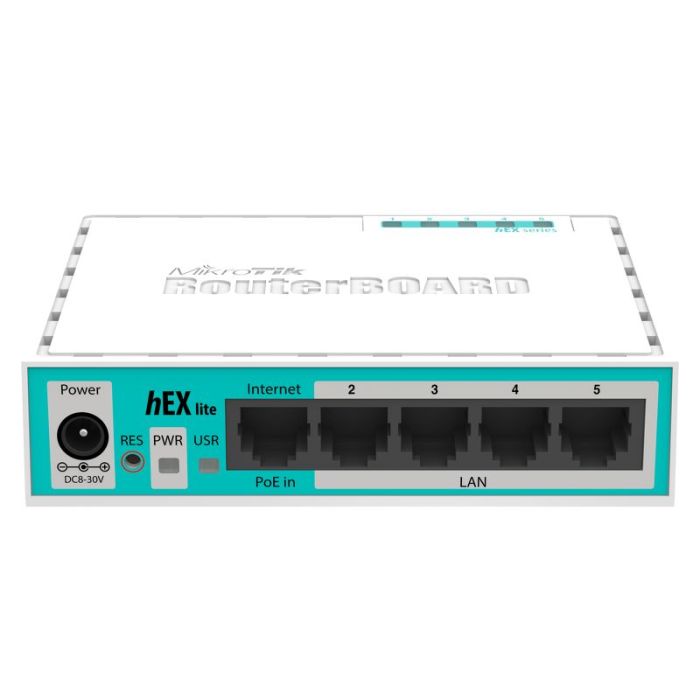 MikroTik hEX lite (RB750r2) MikroTik hEX lite (RB750r2)