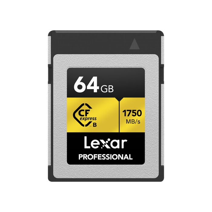 Lexar Professional CFexpress Type B Card 64GB 1750MB/s read 1000MB/s write (LCFX10-64GCRB) Lexar Professional CFexpress Type B Card 64GB 1750MB/s read 1000MB/s write (LCFX10-64GCRB)