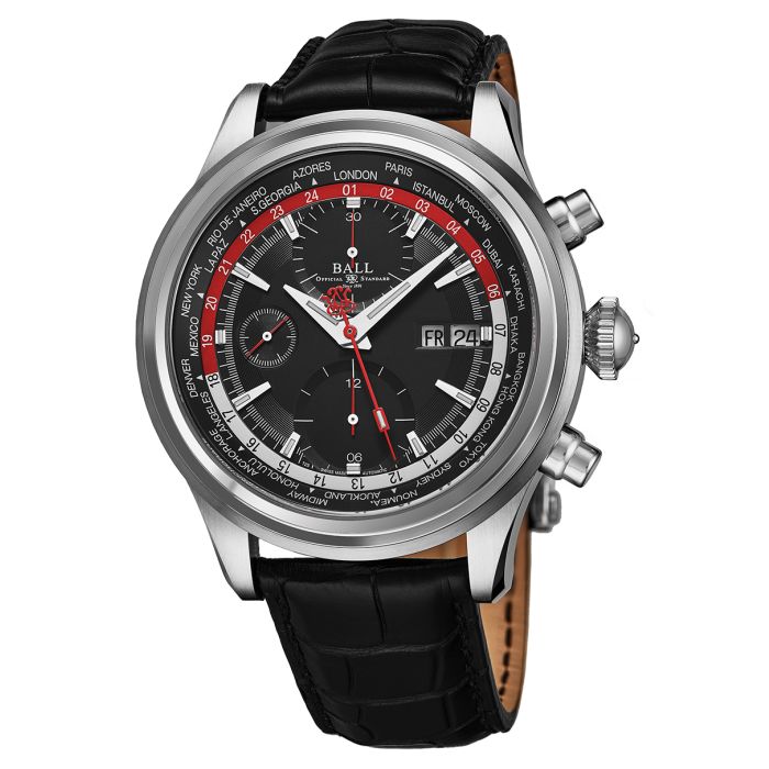 Ball Trainmaster Worldtimer Chronograph Men's Watch CM2052DLL1JBKRD Ball Trainmaster Worldtimer Chronograph Men's Watch CM2052DLL1JBKRD