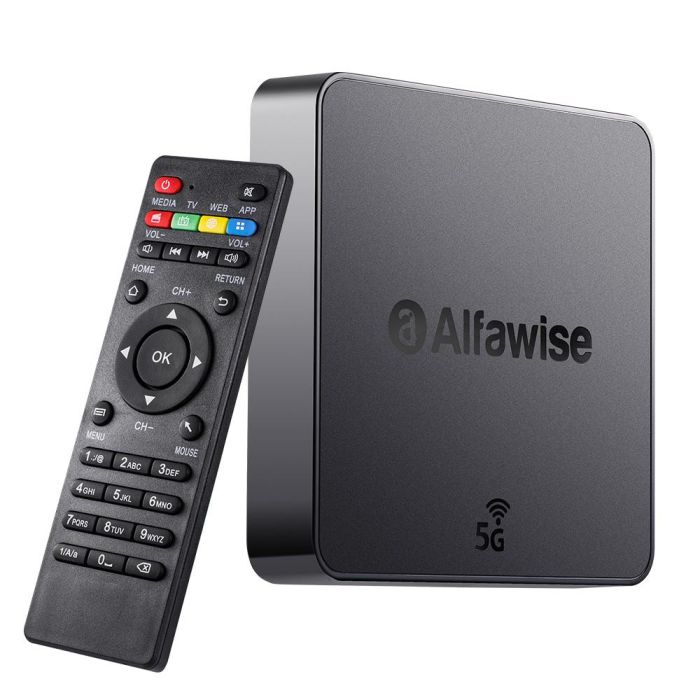 Alfawise A8 Pro Android 8.1 TV Box 2.4GHz/5GHz Alfawise A8 Pro Android 8.1 TV Box 2.4GHz/5GHz