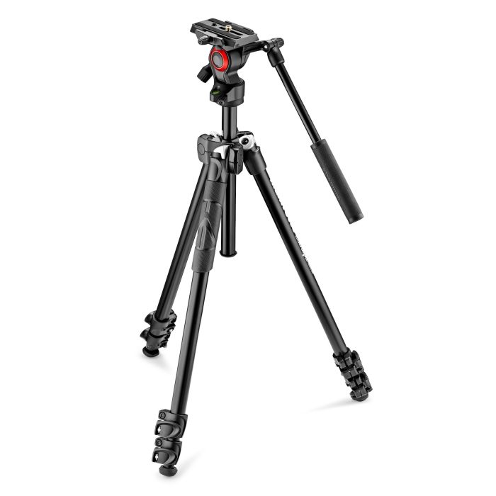 Manfrotto 290 Light Aluminium Tripod With Befree Live Fluid Video Head (MK290LTA3-V) Manfrotto 290 Light Aluminium Tripod With Befree Live Fluid Video Head (MK290LTA3-V)