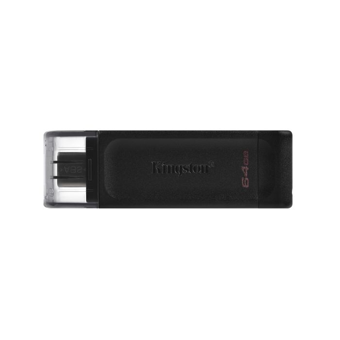 Kingston Technology DataTraveler 70 USB flash drive 64 GB USB Type-C 3.2 Gen 1 (3.1 Gen 1) Black Kingston Technology DataTraveler 70 USB flash drive 64 GB USB Type-C 3.2 Gen 1 (3.1 Gen 1) Black