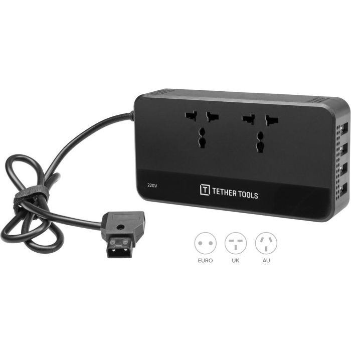 Tether Tools ONsite D-Tap to AC Power Supply, 220V SDAC220