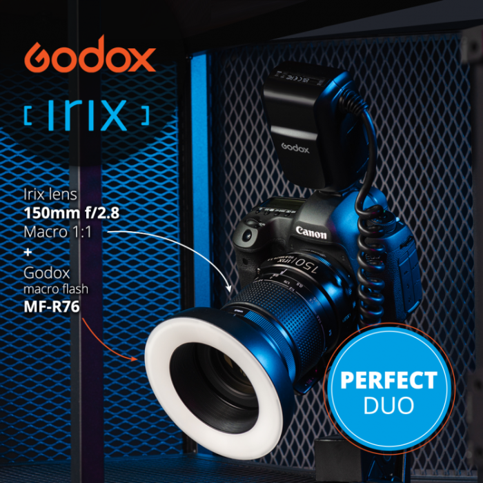 Irix 150mm + Godox MF-R76 to Nikon Macro Set Irix 150mm + Godox MF-R76 to Nikon Macro Set