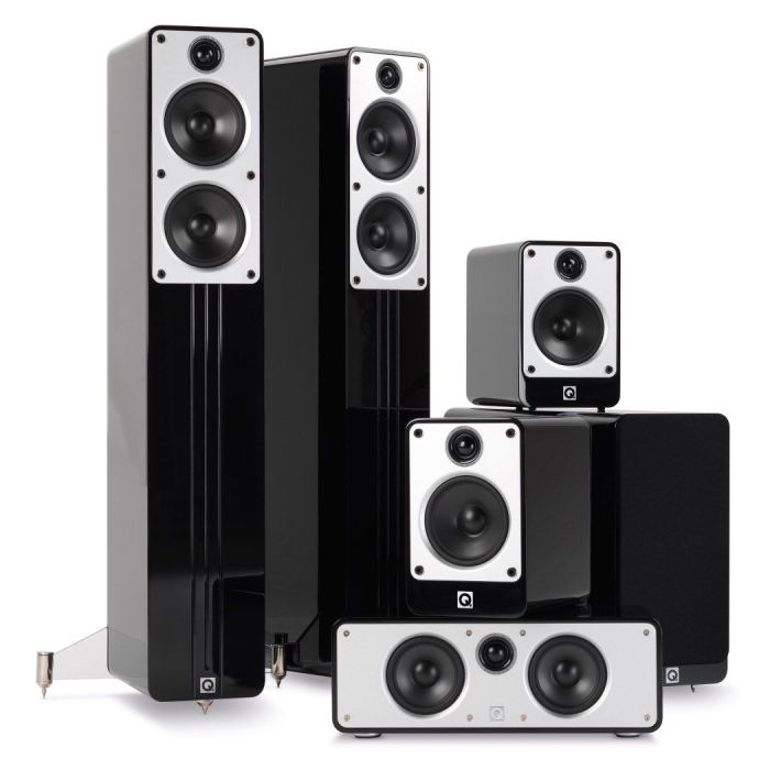 Q Acoustics Concept 5.1 Black Gloss Q Acoustics Concept 5.1 Black Gloss