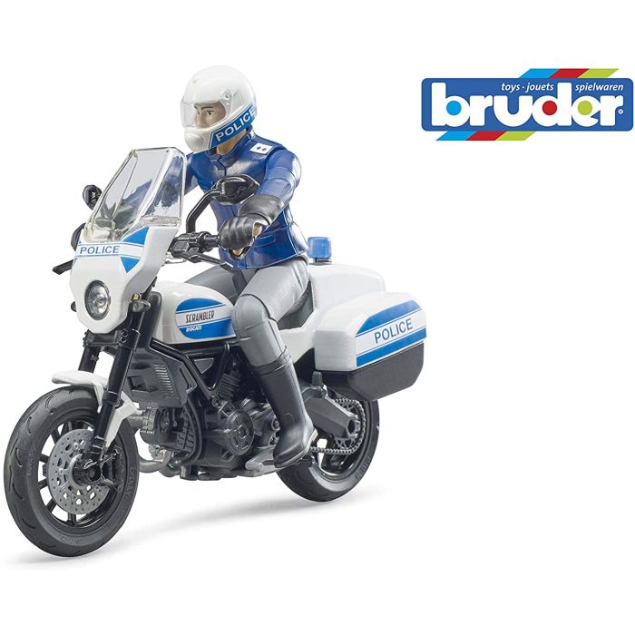 Bruder bworld Scrambler Ducati police motorcycle (62731)