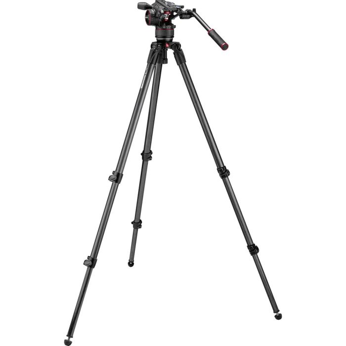 Manfrotto Nitrotech N8 Video Head With Carbon Fibre Single Legs Tripod (MVKN8C) Manfrotto Nitrotech N8 Video Head With Carbon Fibre Single Legs Tripod (MVKN8C)