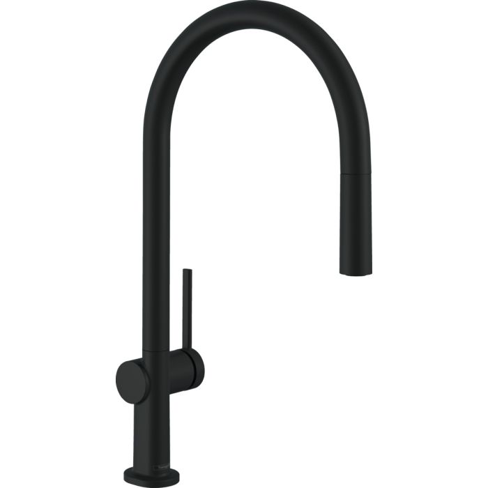 Hansgrohe Talis M54, 210 1jet Ar Izvelkamu Galu Melns Matēts (72802670) Hansgrohe Talis M54, 210 1jet Ar Izvelkamu Galu Melns Matēts (72802670)