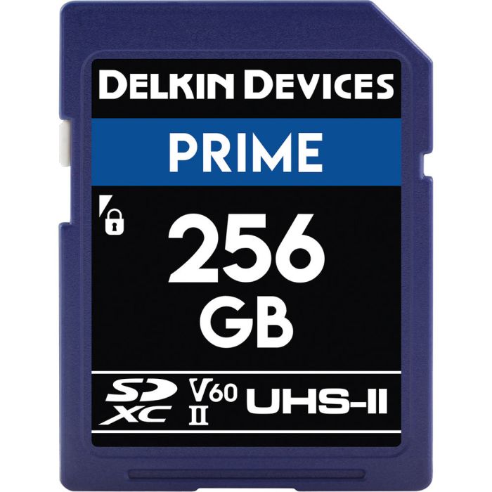 Delkin Prime SDXC 256GB Class 10 U3 V60 300/100 MB/s (DDSDB1900256) Delkin Prime SDXC 256GB Class 10 U3 V60 300/100 MB/s (DDSDB1900256)