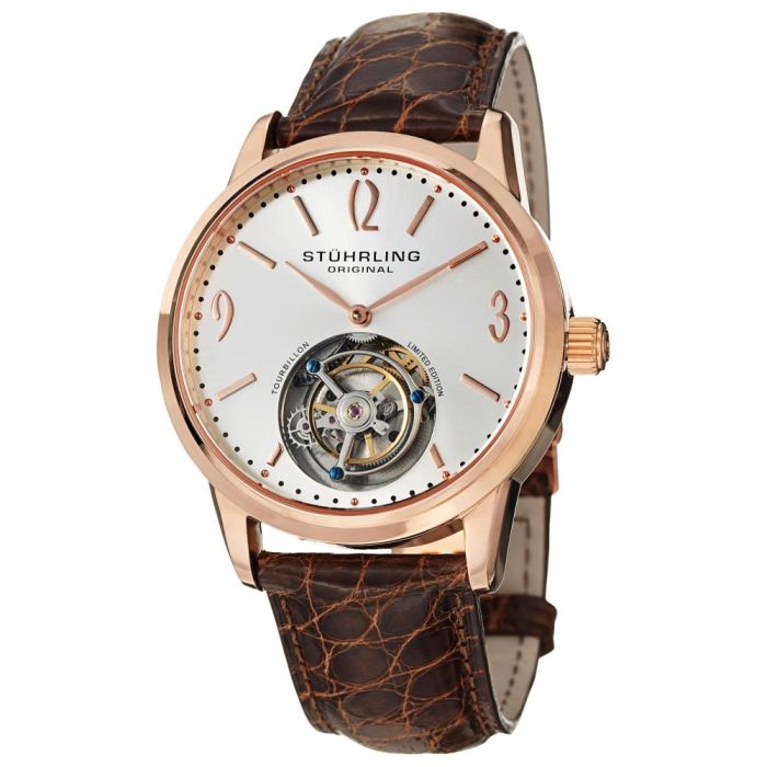 Stuhrling Tourbillon Cuvette Men's Watch 542.334XK2 Stuhrling Tourbillon Cuvette Men's Watch 542.334XK2