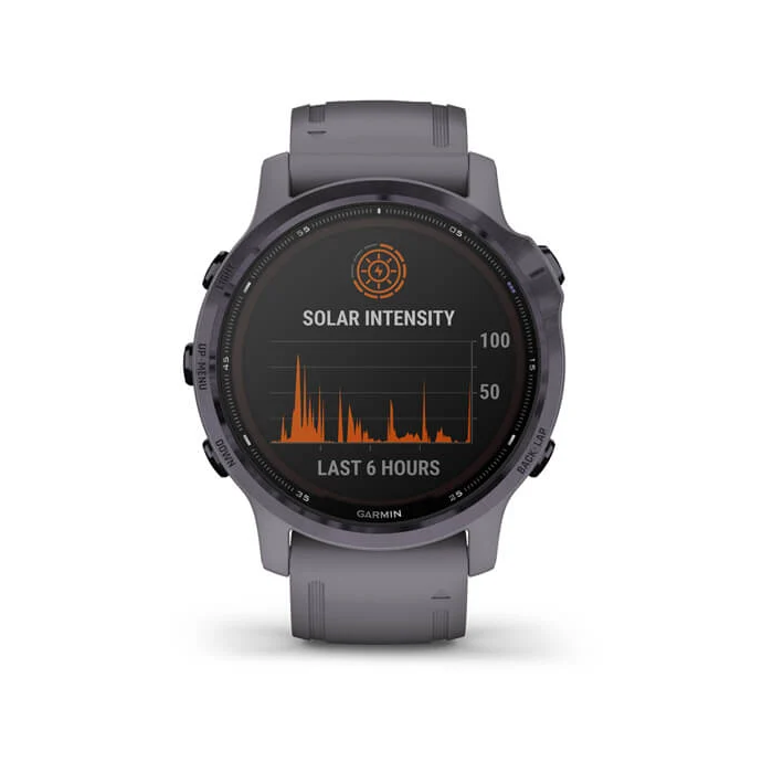 Garmin fenix 6S Pro Solar - Amethyst steel with shale gray band (010-02409-15) Garmin fenix 6S Pro Solar - Amethyst steel with shale gray band (010-02409-15)