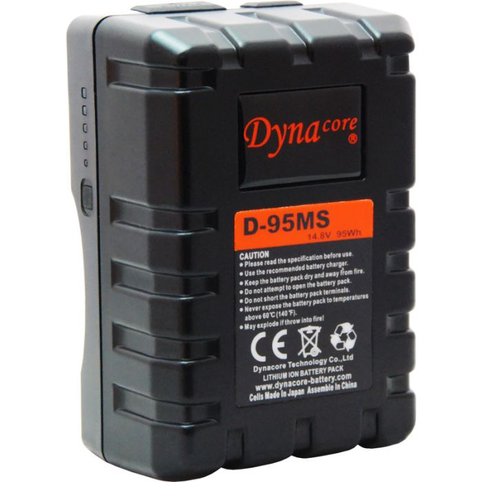 Dynacore V-Mount Battery D-Series Mini D-95MS 95Wh 14.8V Dynacore V-Mount Battery D-Series Mini D-95MS 95Wh 14.8V
