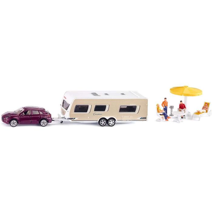 Siku Car with caravan (2542) Siku Car with caravan (2542)