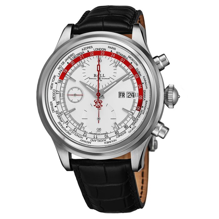 Ball Trainmaster Worldtimer Chronograph Men's Watch CM2052DLL1JSLRD Ball Trainmaster Worldtimer Chronograph Men's Watch CM2052DLL1JSLRD