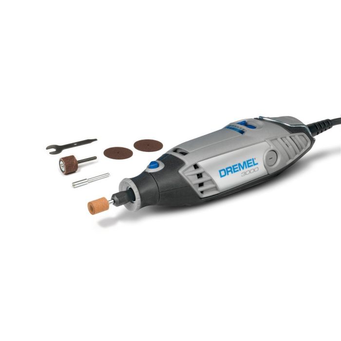 Dremel 3000 3000-5 sērijas rotācijas instruments ar 5 piederumiem (F0133000JU) Dremel 3000 3000-5 sērijas rotācijas instruments ar 5 piederumiem (F0133000JU)