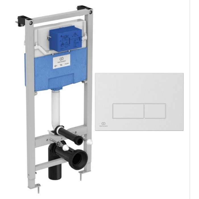 Ideal Standard WC Montāžas Rāmis ar Baltu Pogu (R020467/0121AC) Ideal Standard WC Montāžas Rāmis ar Baltu Pogu (R020467/0121AC)