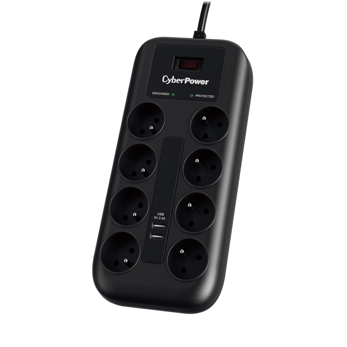 CyberPower Tracer III (P0820SUF0-FR) 1.8m, 8 ligzdas