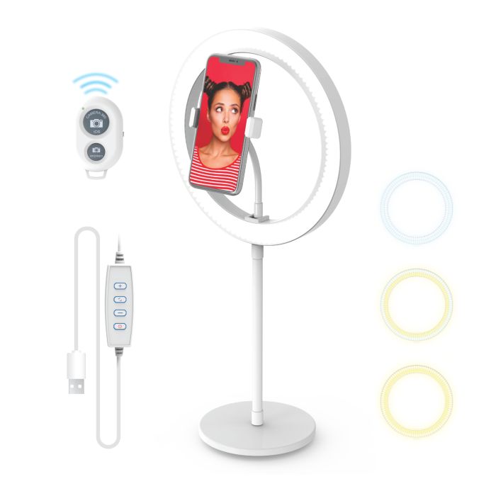 Digipower My Story Personal Vlogging Kit 10-inch Ring Light with 120 LEDs (DP-VRLK10) Digipower My Story Personal Vlogging Kit 10-inch Ring Light with 120 LEDs (DP-VRLK10)