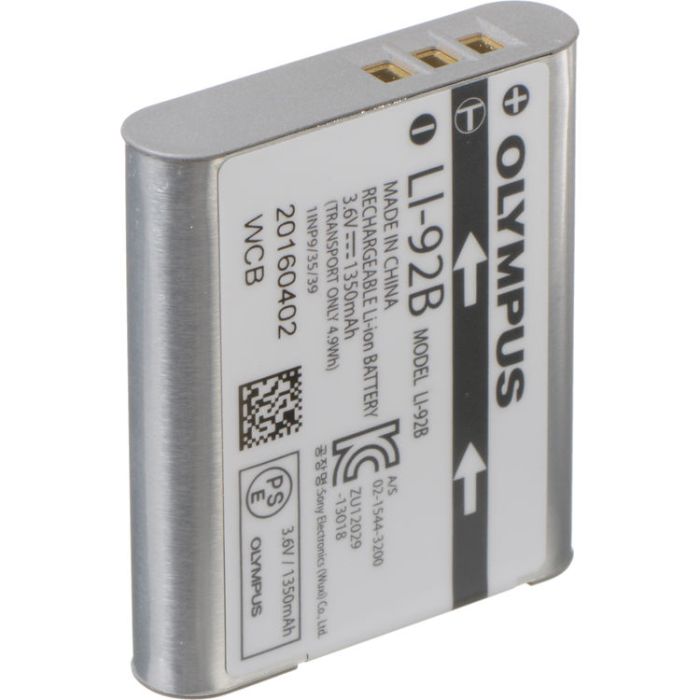 Olympus LI-92B Lithium Ion Rechargeable Battery Olympus LI-92B Lithium Ion Rechargeable Battery