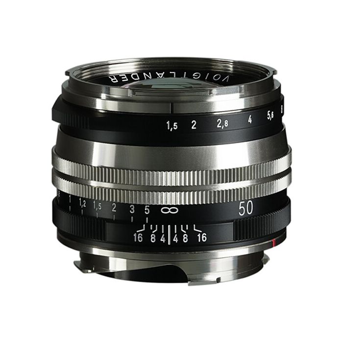 Voigtlander Nokton 50mm f/1.5 Aspherical II MC Leica M-Mount Nickel Voigtlander Nokton 50mm f/1.5 Aspherical II MC Leica M-Mount Nickel