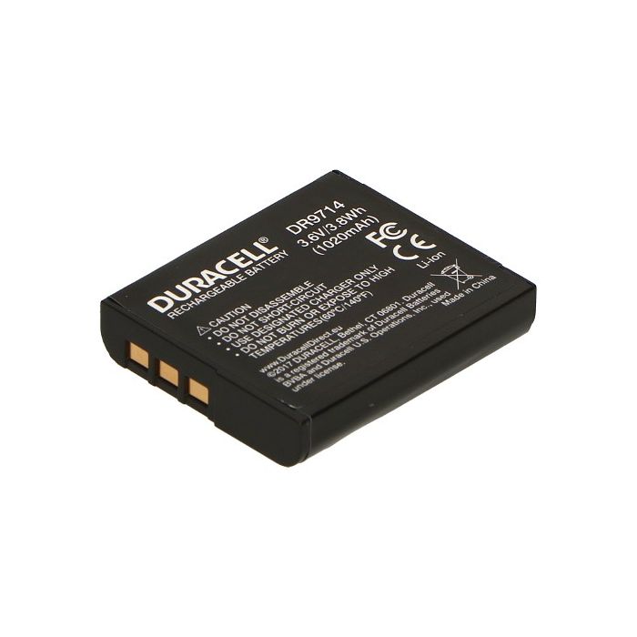Duracell DR9714 Replacement For Sony NP-BG1 Battery 3.6V 1020mAh