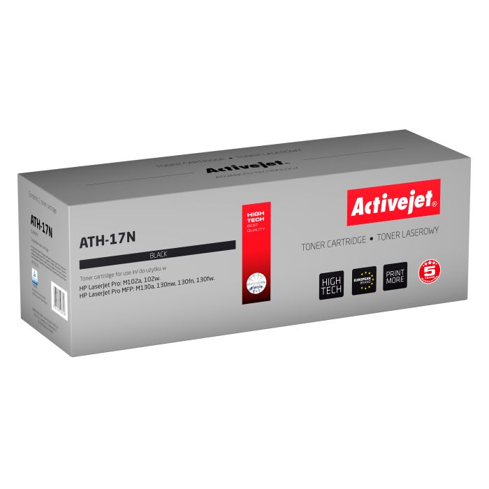 Activejet ATH-17N toner for HP printer HP 17A CF217A replacement Supreme 1600 pages black Activejet ATH-17N toner for HP printer HP 17A CF217A replacement Supreme 1600 pages black