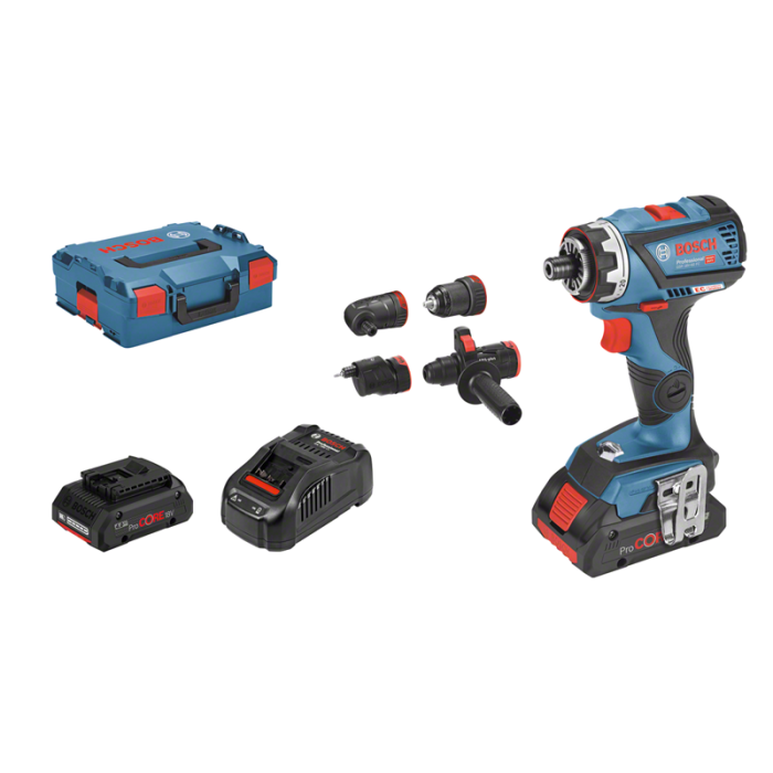 Bosch GSR 18V-60 FC, 2x4.0Ah ProCORE18V, GFA18 E/M/W/H, 1880CV L-Boxx (06019G7106) Bosch GSR 18V-60 FC, 2x4.0Ah ProCORE18V, GFA18 E/M/W/H, 1880CV L-Boxx (06019G7106)