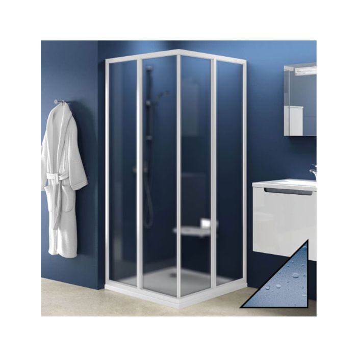 Ravak Shower Corner SRV2-75 S White + Polystyrene Pearl (14V301O211) Ravak Shower Corner SRV2-75 S White + Polystyrene Pearl (14V301O211)