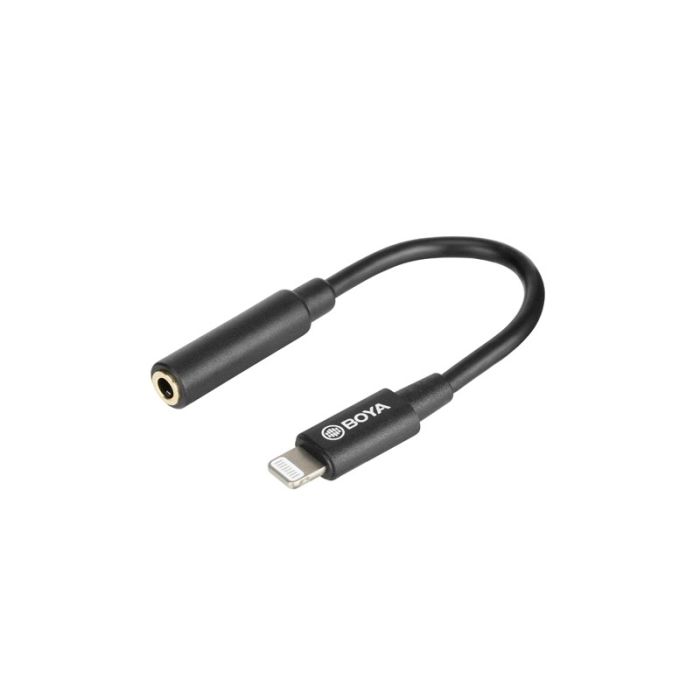 Boya Universal Adapter BY-K3 3.5mm TRRS to Lightning Boya Universal Adapter BY-K3 3.5mm TRRS to Lightning