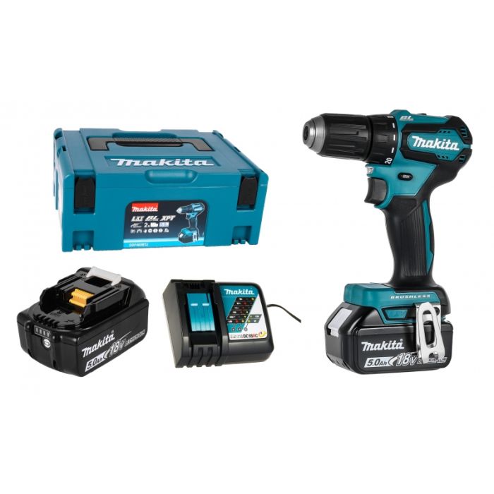 Makita DDF483RTJ + 2 pcs 5.0Ah Battery Makita DDF483RTJ + 2 pcs 5.0Ah Battery