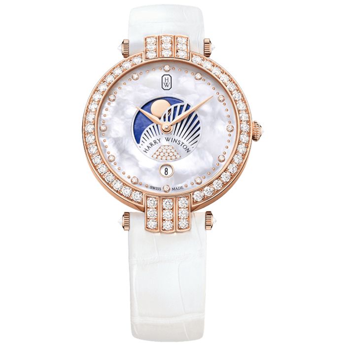 Harry Winston Premier Moon Phase 36mm Ladies Watch PRNQMP36RR001 Harry Winston Premier Moon Phase 36mm Ladies Watch PRNQMP36RR001