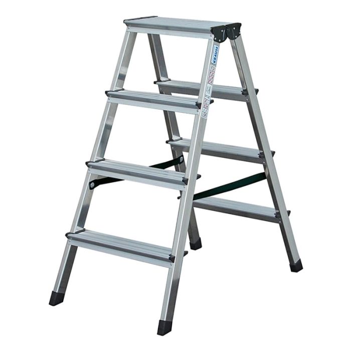 Krause Dopplo double-sided step ladder silver (4009199120403) Krause Dopplo double-sided step ladder silver (4009199120403)