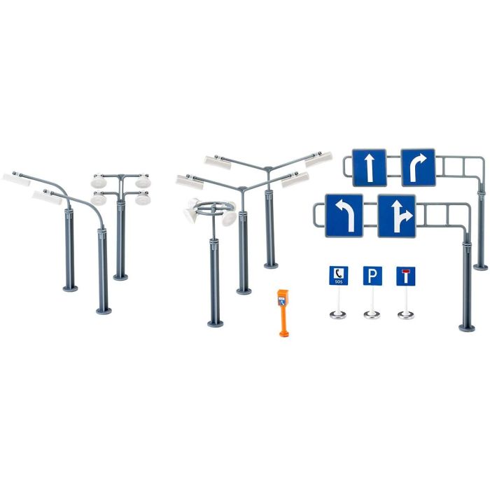 Siku Road signs and street lamps (5594) Siku Road signs and street lamps (5594)