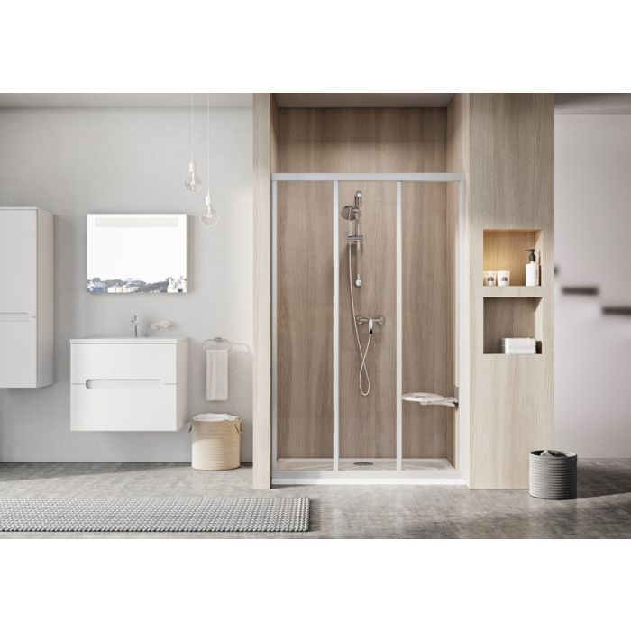 Ravak Shower Doors ASDP3-80 198 White + Glass Transparent (00V401R2Z1) Ravak Shower Doors ASDP3-80 198 White + Glass Transparent (00V401R2Z1)