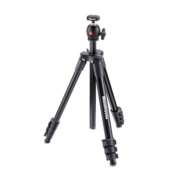 Manfrotto Compact Light Aluminium Tripod with Ball Head Black (MKCOMPACTLT-BK) Manfrotto Compact Light Aluminium Tripod with Ball Head Black (MKCOMPACTLT-BK)