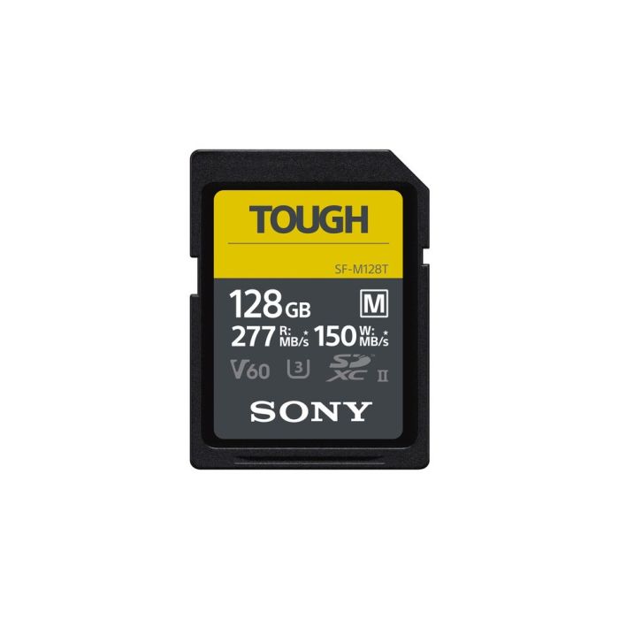 Sony 128GB SF-M Tough Series UHS-II SDXC Memory Card (SF-M128T) Sony 128GB SF-M Tough Series UHS-II SDXC Memory Card (SF-M128T)